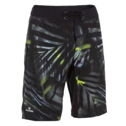 Surf Boardshort Long 500 Jungle Grey