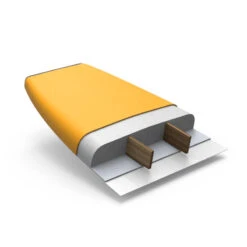 SURF MOUSSE 100 6'8" Livrée Avec Un Leash Et 3 Ailerons . -Meilleur Surf Magasin surf mousse 100 68 livree avec un leash et 3 ailerons 2