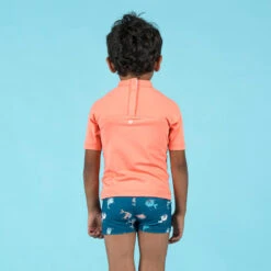 T-shirt Anti UV Bébé Manches Courtes Corail 9 T-shirt Anti UV Bébé Manches Courtes Corail -Meilleur Surf Magasin t shirt anti uv bebe manches courtes corail 2