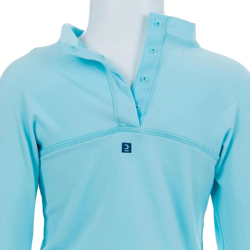 T-shirt Anti UV Bébé Manches Longues Bleu 4 T-shirt Anti UV Bébé Manches Longues Bleu – Image 4