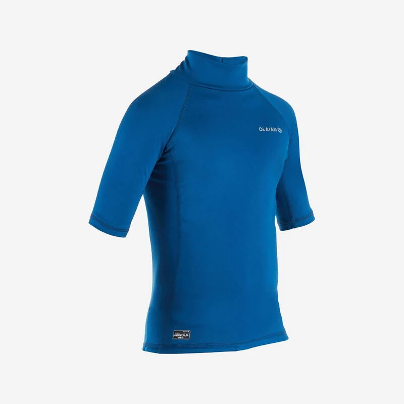Tee Shirt Polaire Manches Courtes Enfant Bleu 1 Tee Shirt Polaire Manches Courtes Enfant Bleu