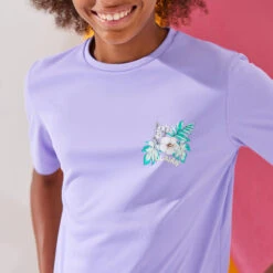 Water Tee Shirt Junior Manche Courte Ibiscus Violet 10 Water Tee Shirt Junior Manche Courte Ibiscus Violet -Meilleur Surf Magasin water tee shirt junior manche courte ibiscus violet 3