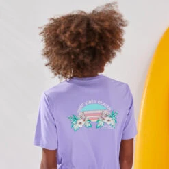 Water Tee Shirt Junior Manche Courte Ibiscus Violet 11 Water Tee Shirt Junior Manche Courte Ibiscus Violet -Meilleur Surf Magasin water tee shirt junior manche courte ibiscus violet 4