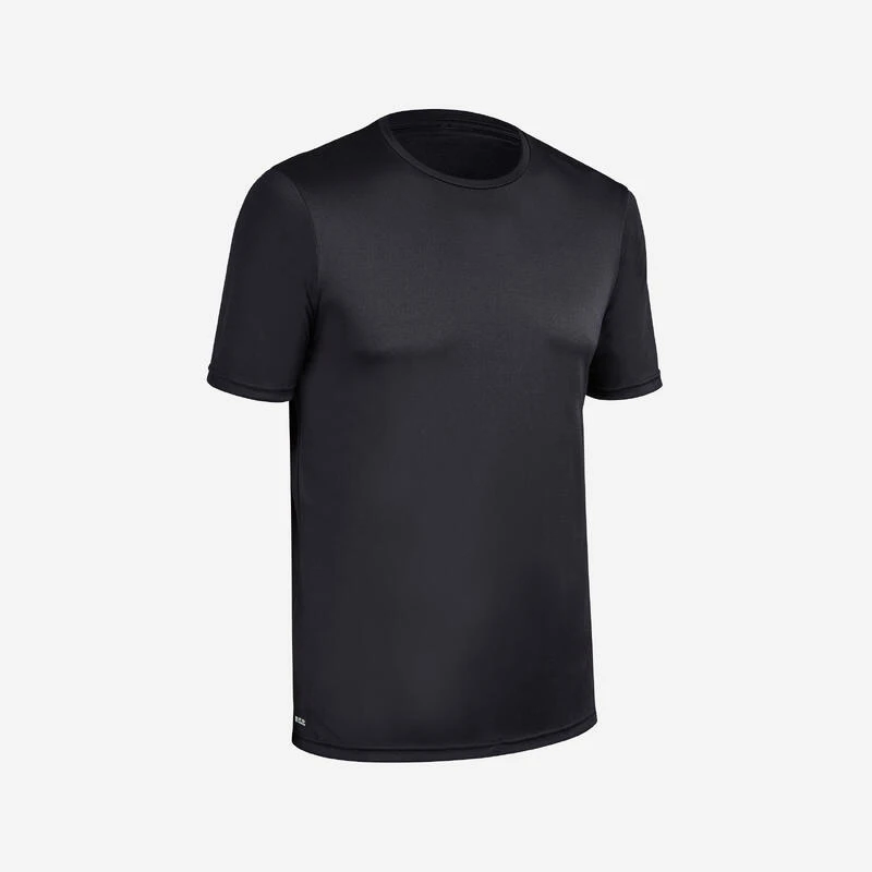 WATER TEE SHIRT Top Anti UV Surf Manches Courtes Homme Noir 1 WATER TEE SHIRT Top Anti UV Surf Manches Courtes Homme Noir